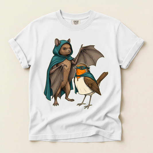 Caped Bat Robin - White