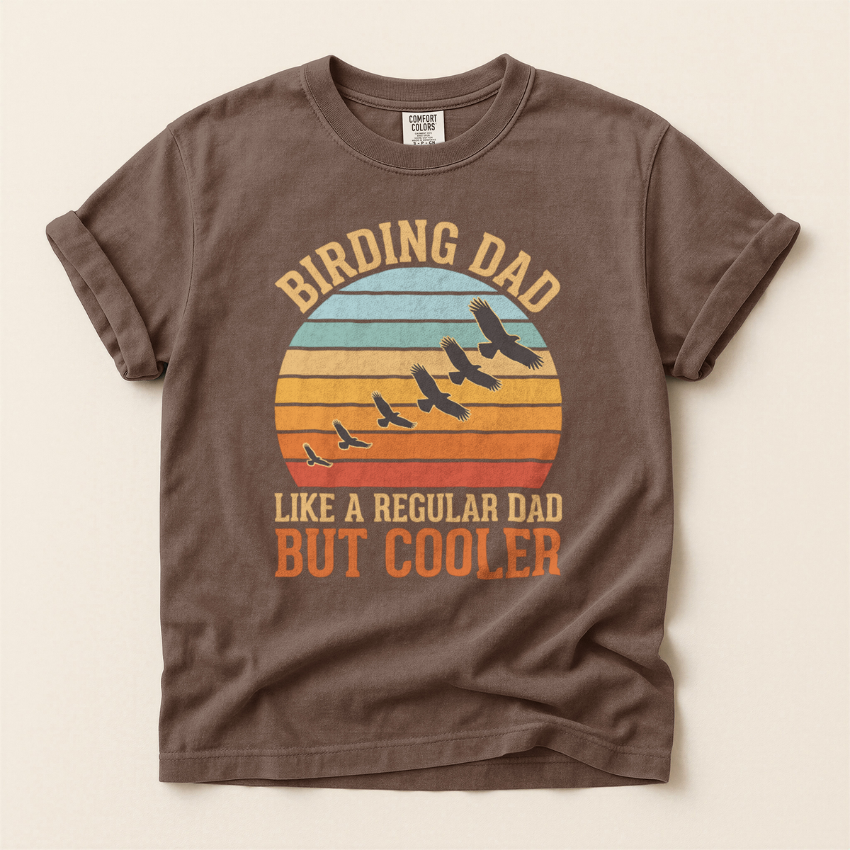 Birding Dad Cooler - Espresso