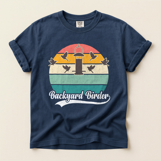 Backyard Birder Feeder - Navy