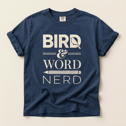 Bird Word Nerd - Navy