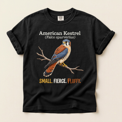 American Kestrel Fluffy - Black