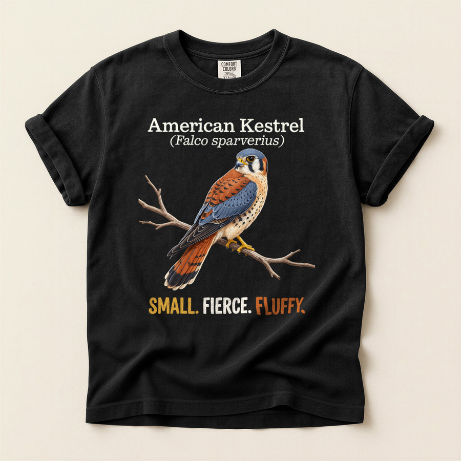 American Kestrel Fluffy T-Shirt