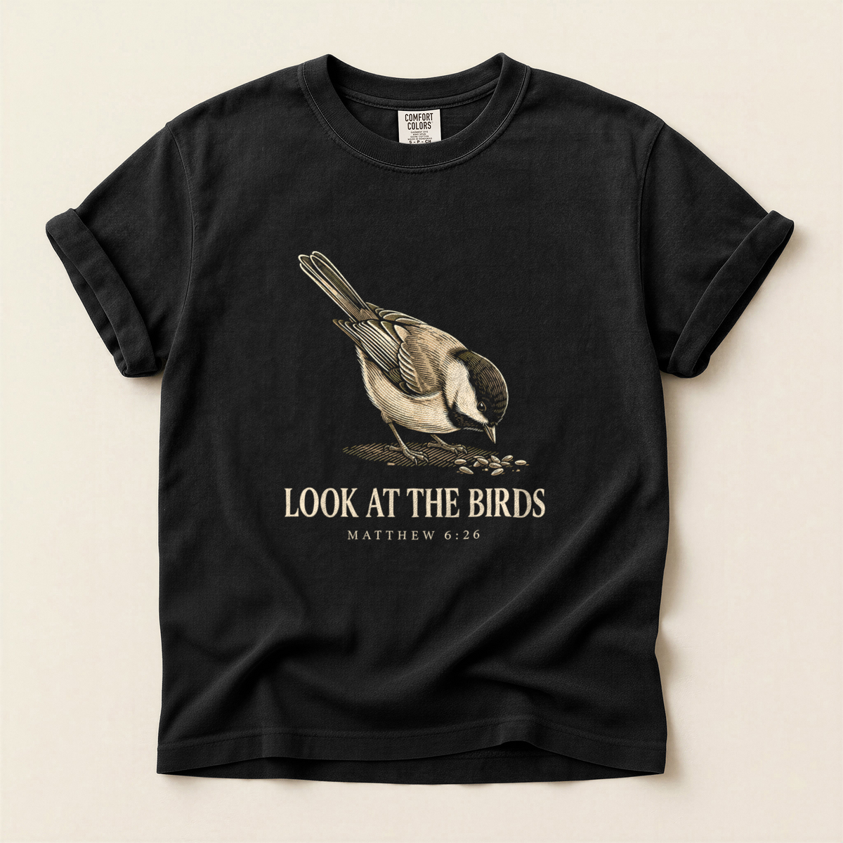 Look At Birds - Black
