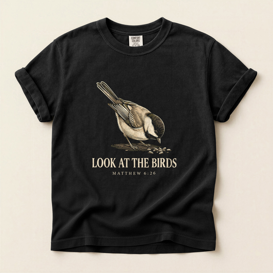 Look At Birds - Black