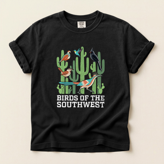 Birds Of Southwest - Black