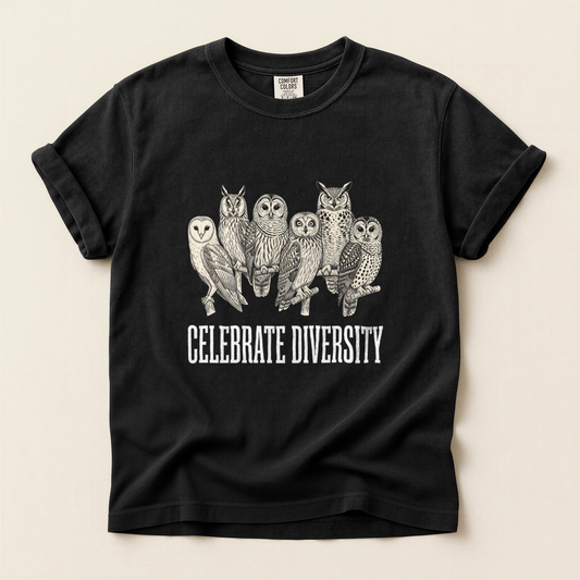 Owls Celebrate Diversity - Black