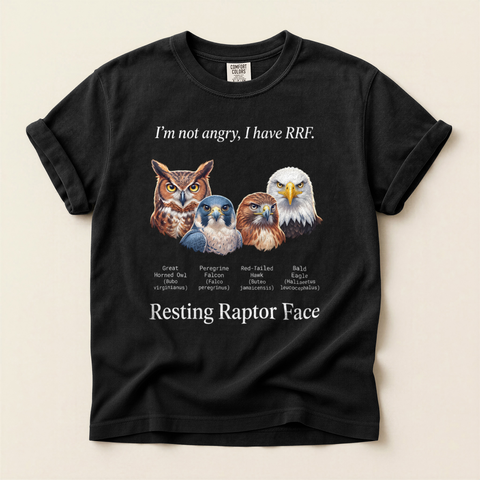 Resting Raptor Face T-Shirt