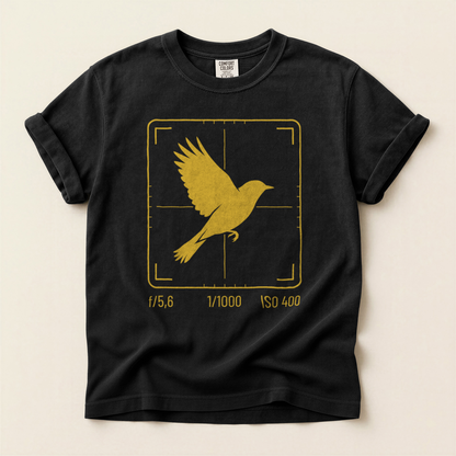 Camera Frame Bird - Black