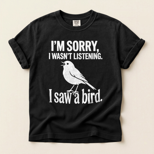 Sorry Saw Bird - Black