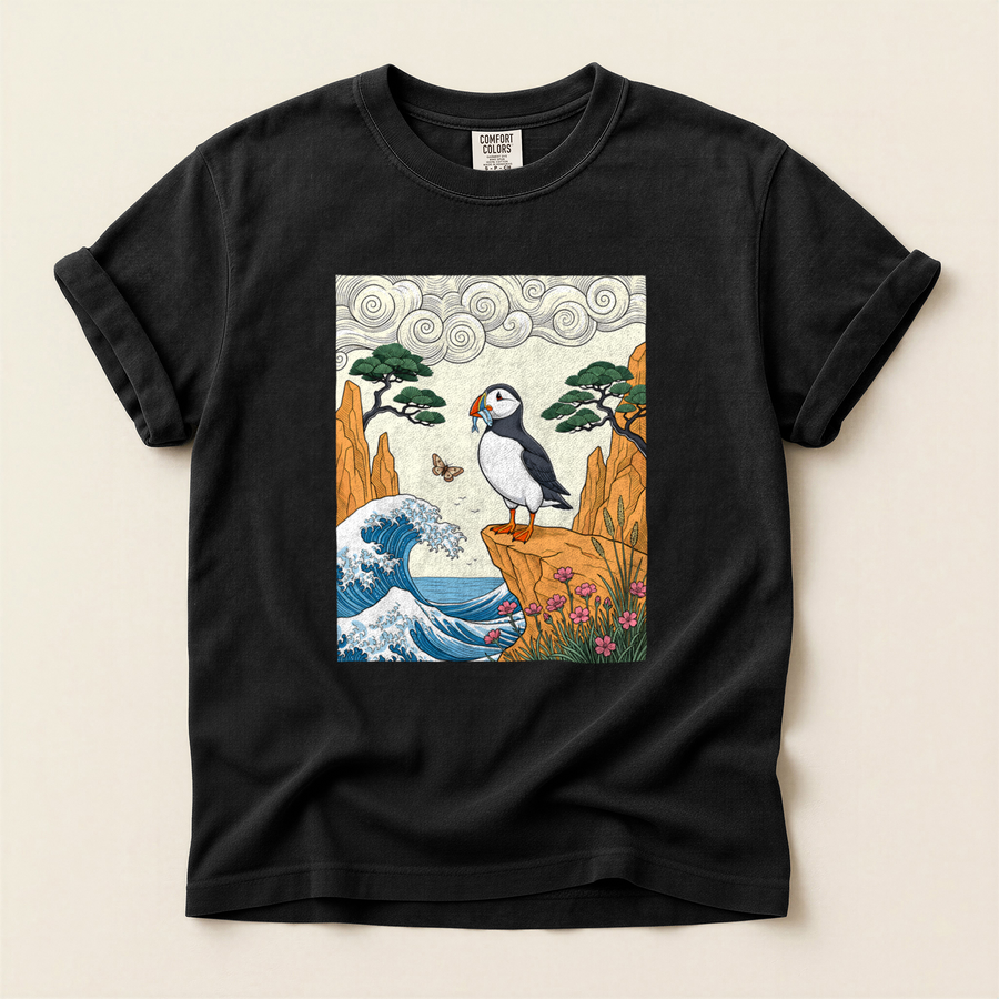 Puffin Great Wave T-Shirt
