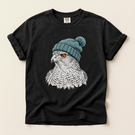 Hawk Knit Hat - Black