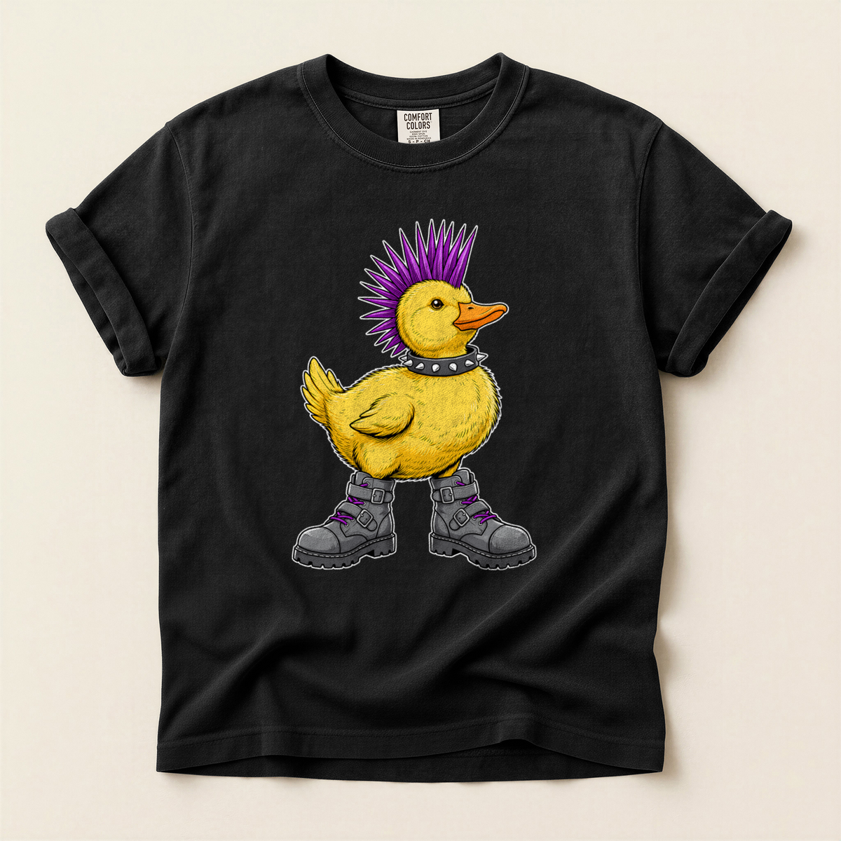 Punk Duckling Boots - Black