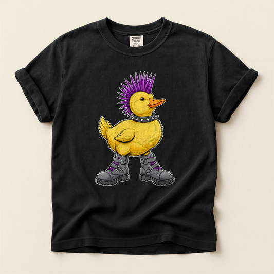 Punk Duckling Boots - Black