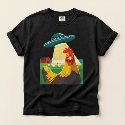 Chicken UFO Abduction - Black