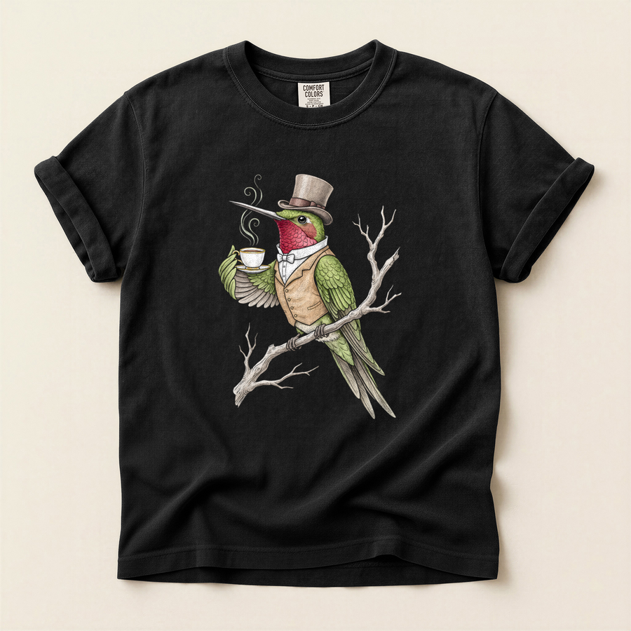 Gentleman Hummingbird Tea T-Shirt