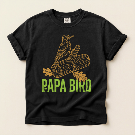 The Papa Bird - Black