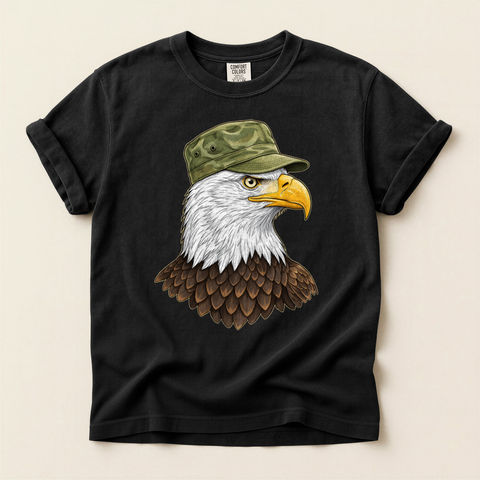 Eagle Army Cap T-Shirt