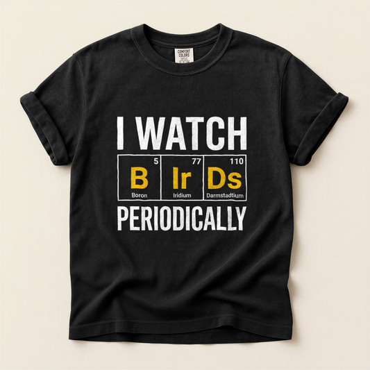 Watch Birds Periodically - Black