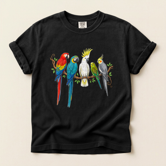 Parrot Perch Party - Black
