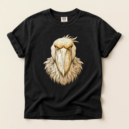 Shoebill Stare Portrait - Black