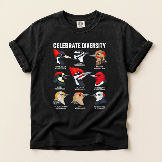 Woodpecker Celebrate Diversity - Black