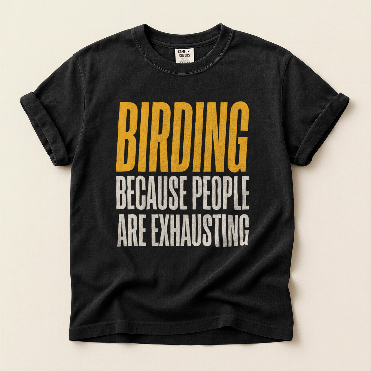 Birding People Exhausting - Black