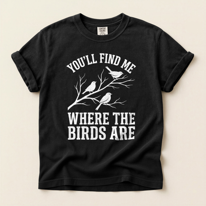 Find Me Birds - Black