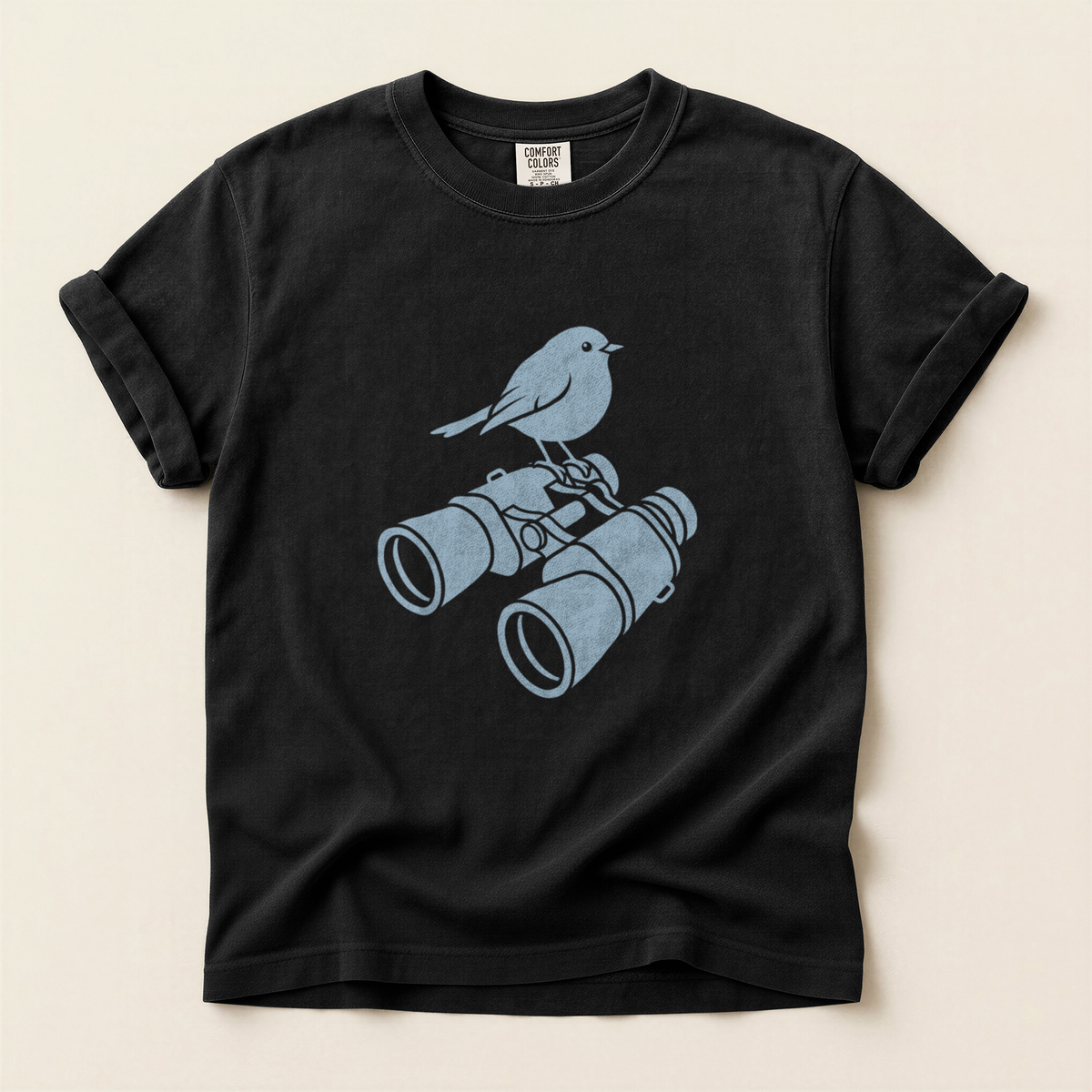 Bluebird On Binoculars - Black