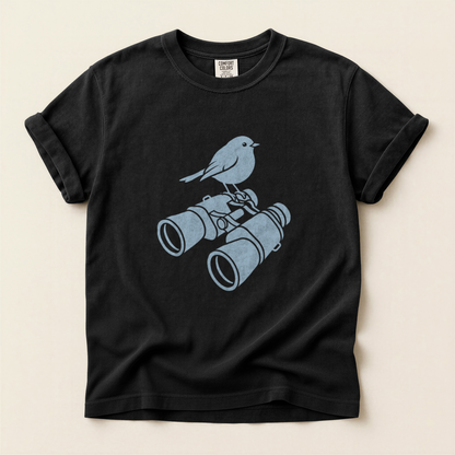 Bluebird On Binoculars - Black