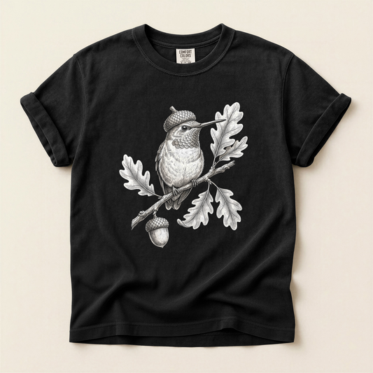 Hummingbird Oak Acorn - Black