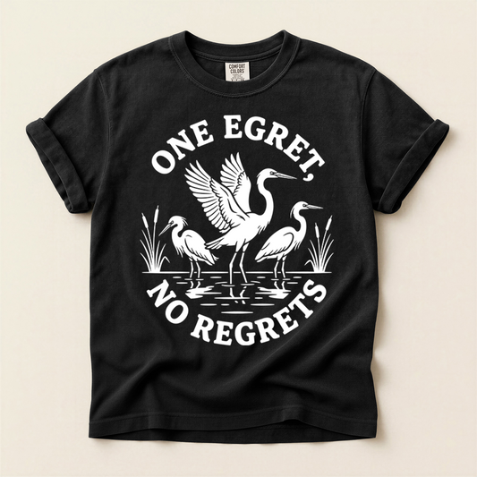 Egret No Regrets - Black