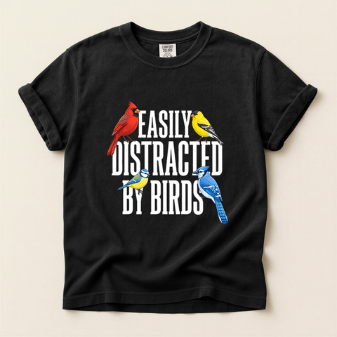 Easily Distracted Birds T-Shirt