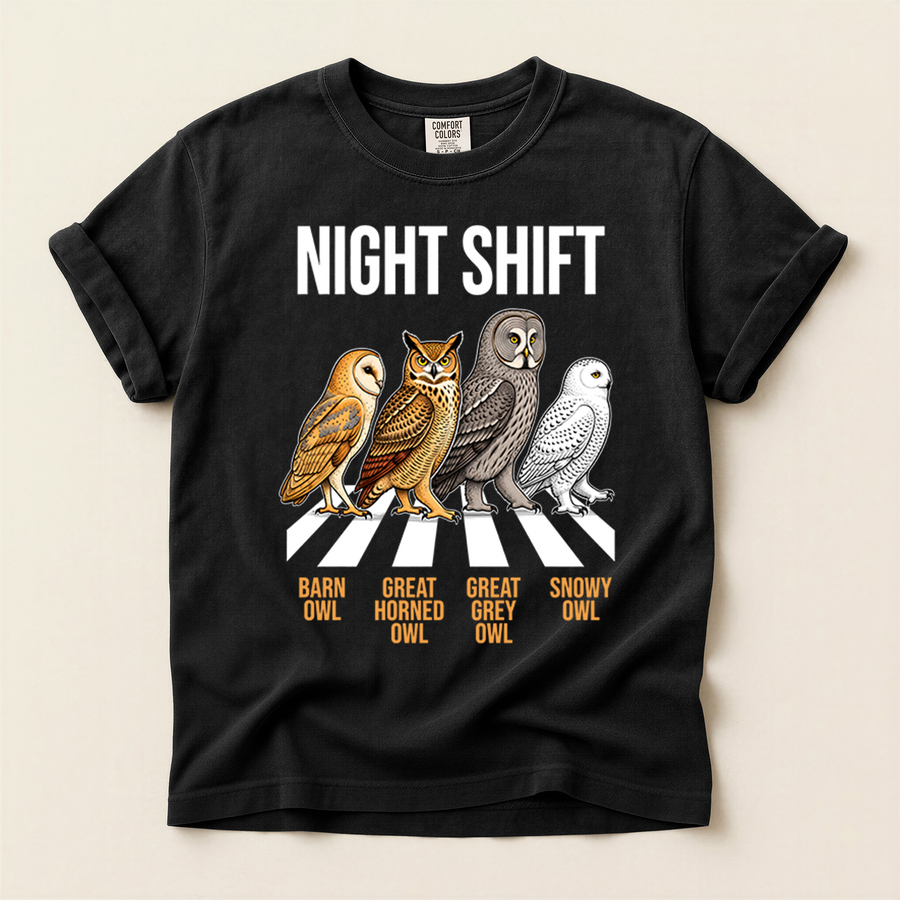 Owl Night Shift T-Shirt