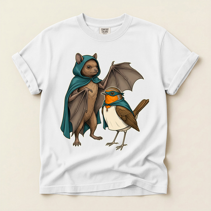 Caped Bat Robin - White