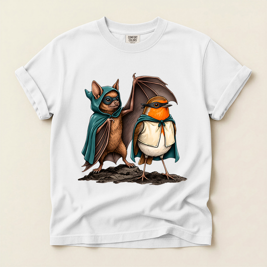 Bat Robin Duo - White