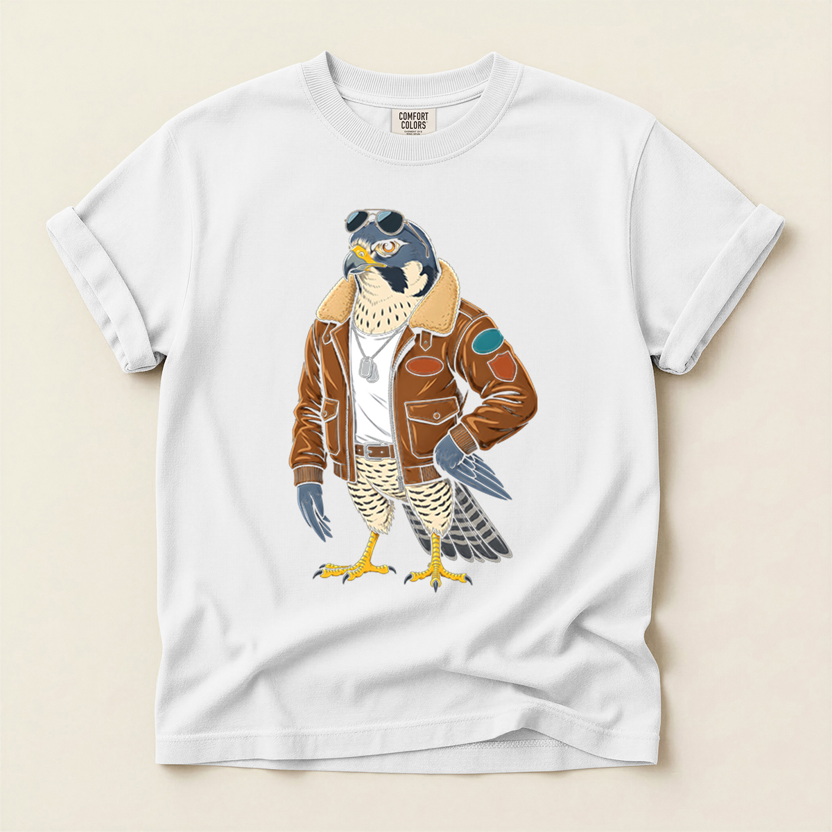Falcon Bomber Jacket - White