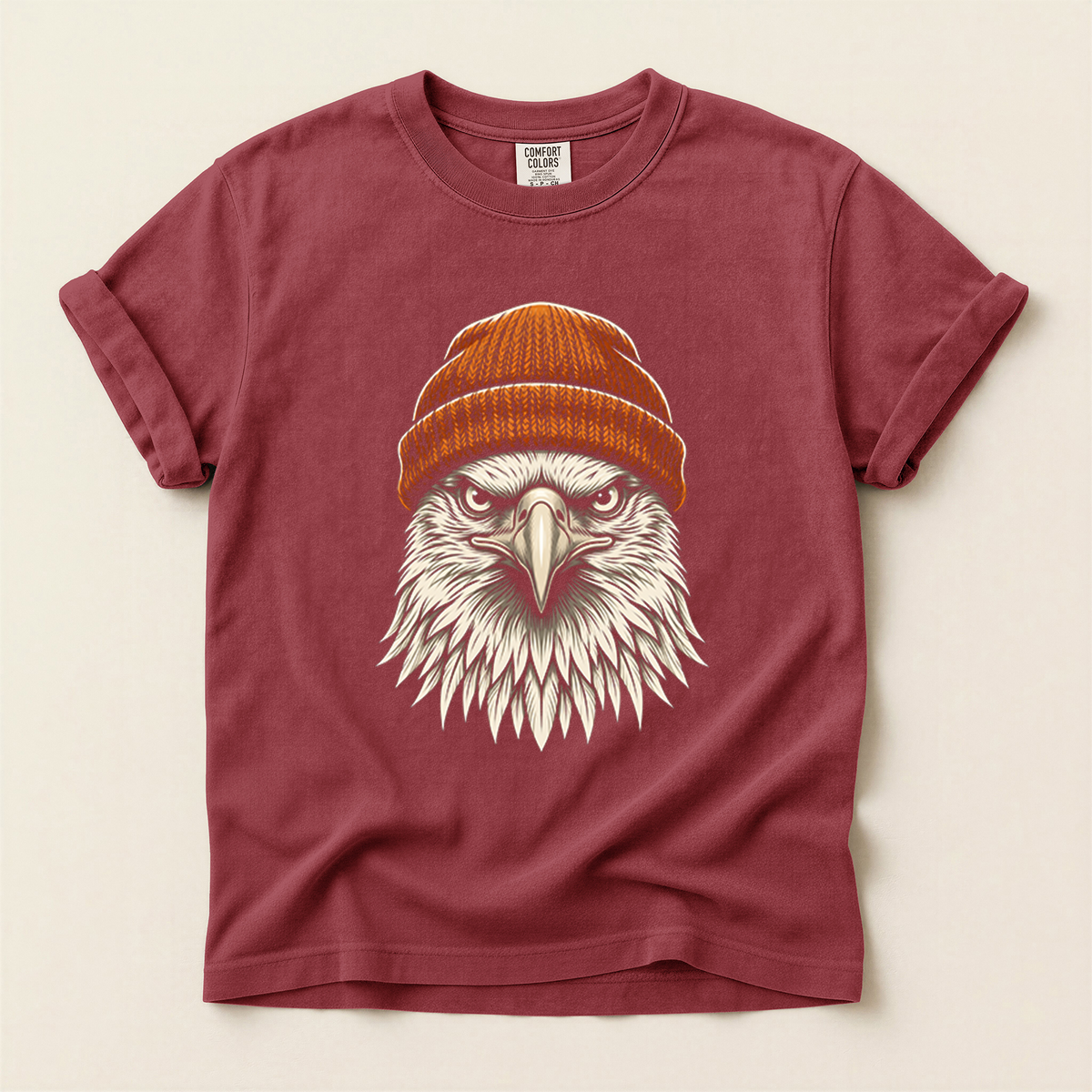 Eagle Orange Beanie - Brick