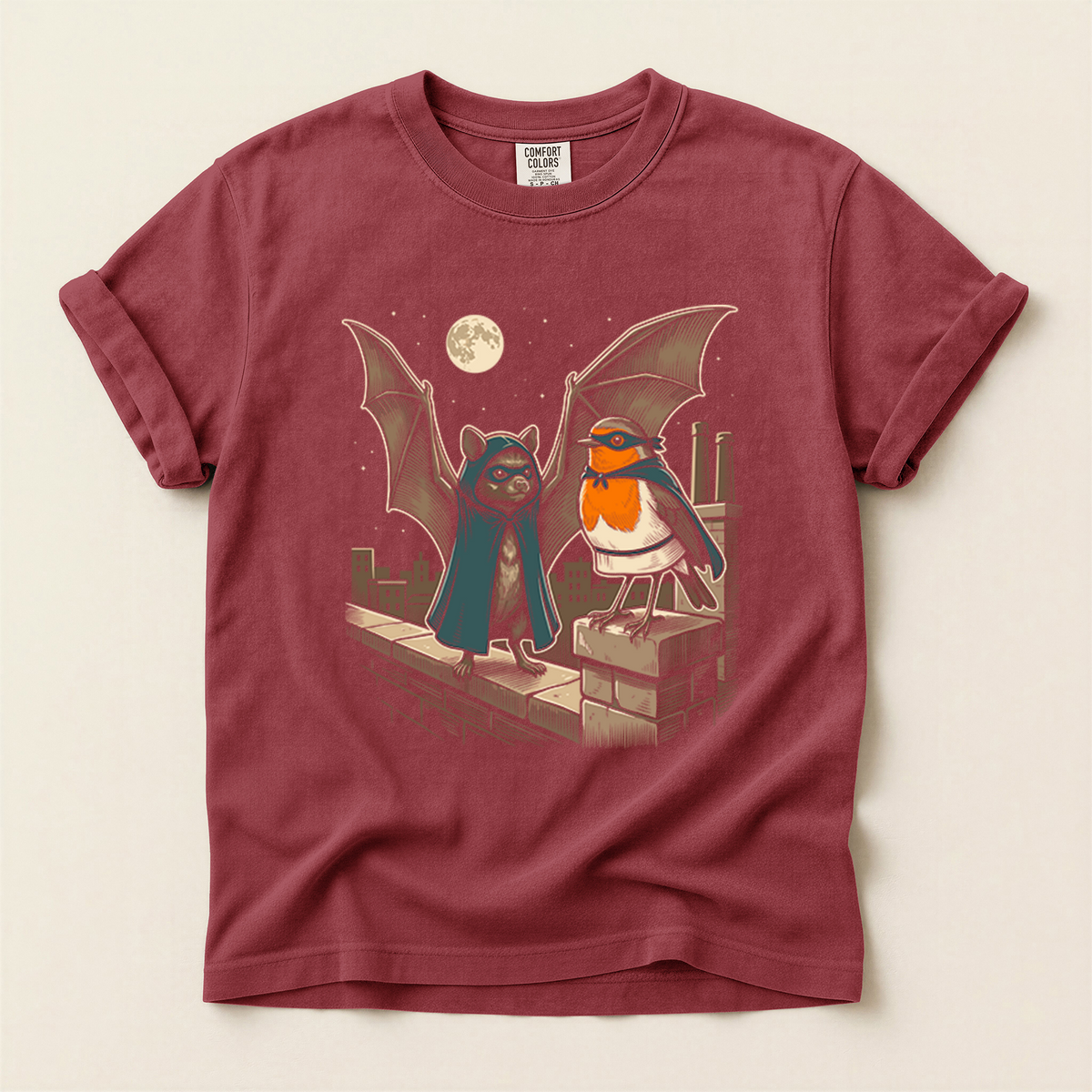 Moonlit City Pair - Brick