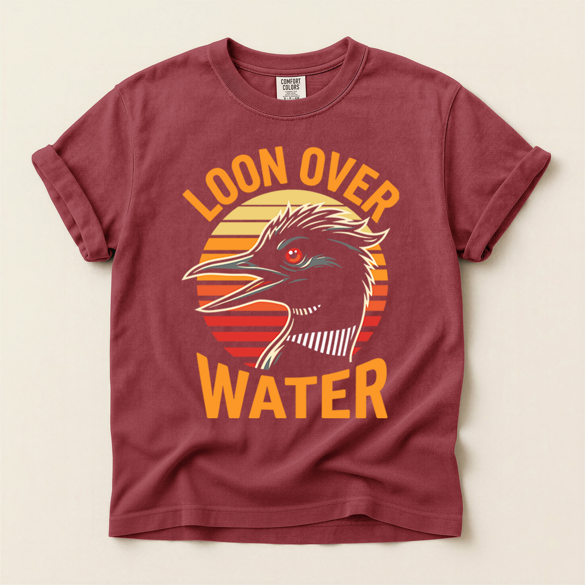 Loon Over Water - Brick