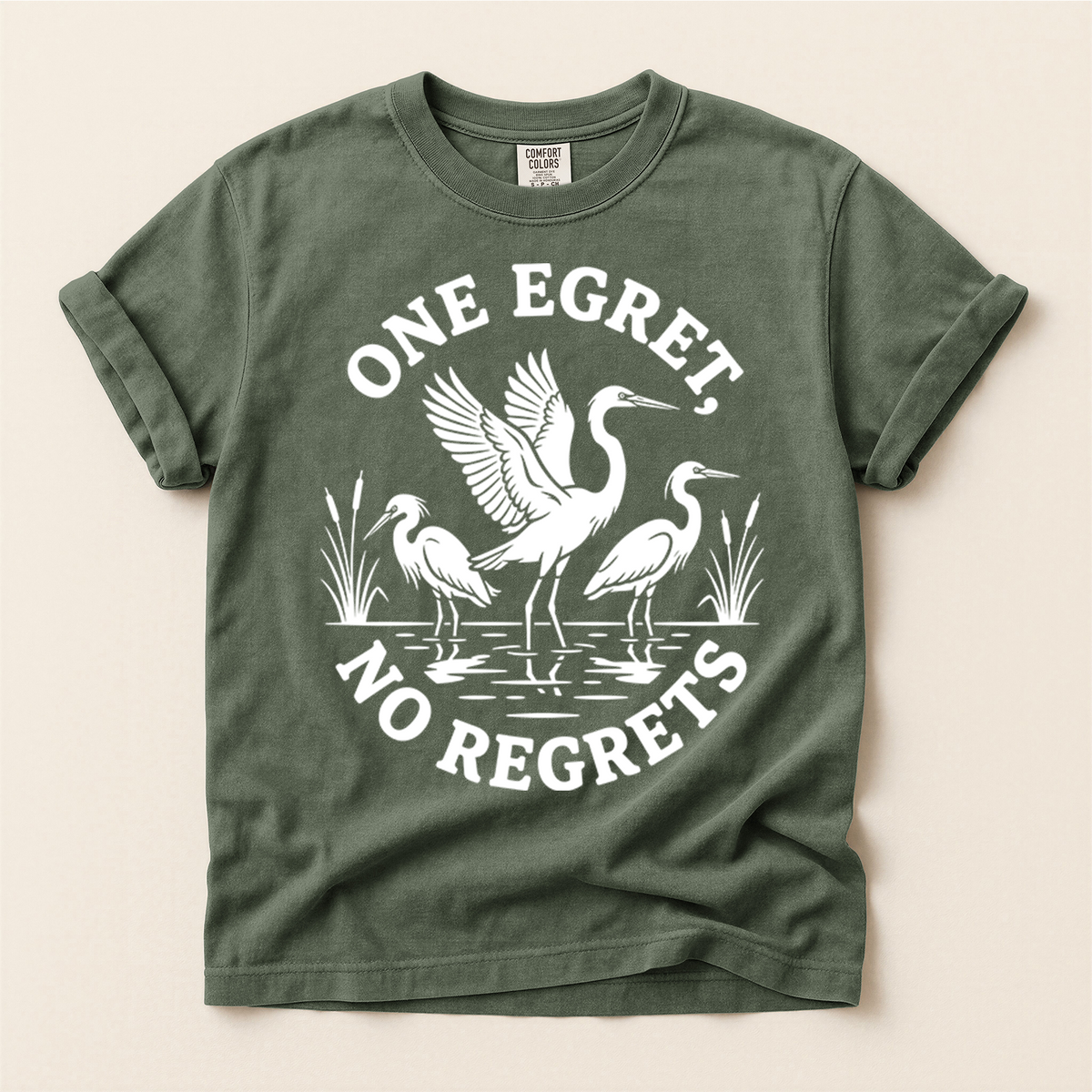 Egret No Regrets - Moss