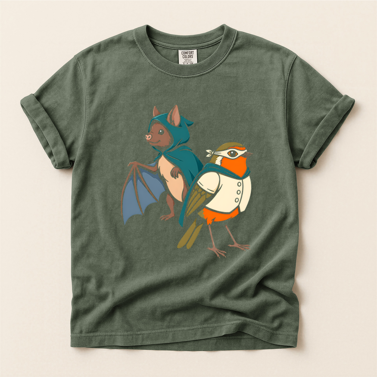 Flying Bat Robin - Moss