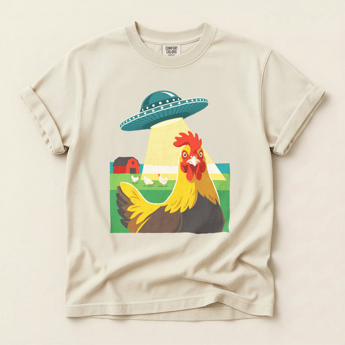 Chicken UFO Abduction - Ivory