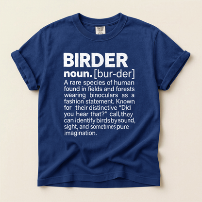 Birder Definition Noun - True Navy