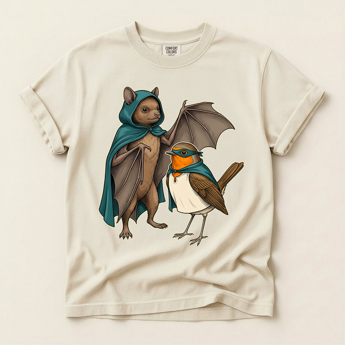 Caped Bat Robin - Ivory