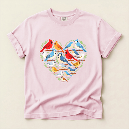 Bird Heart Wreath - Blossom
