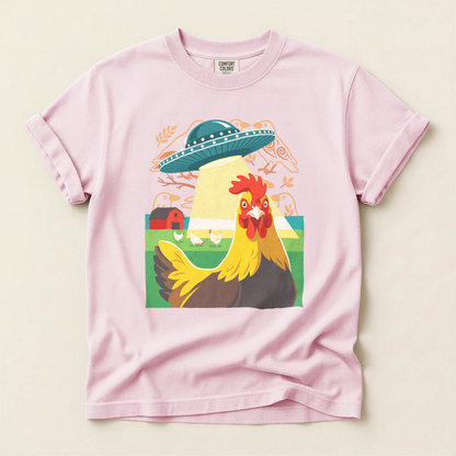 Chicken UFO Abduction - Blossom
