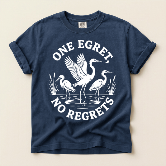 Egret No Regrets - Navy
