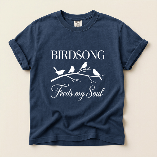 Birdsong Feeds Soul - Navy