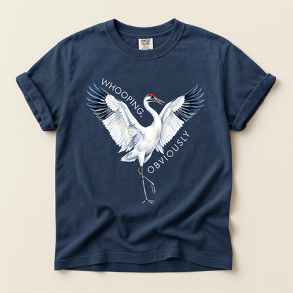 Whooping Crane Obviously - Navy