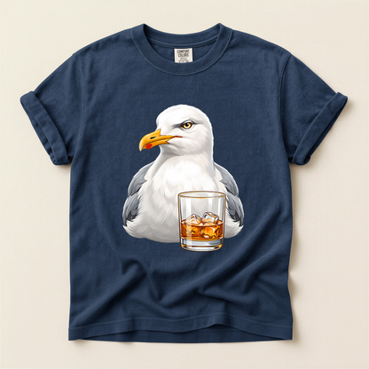 Seagull Whiskey Glass - Navy